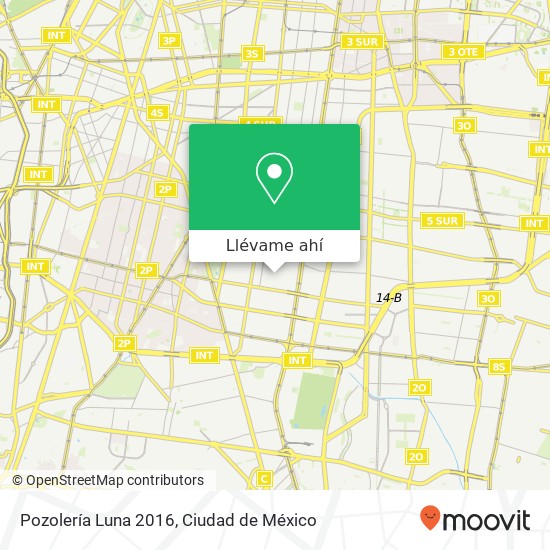 Mapa de Pozolería Luna 2016, Calle Rumania 202 Portales Norte 03303 Benito Juárez, Ciudad de México
