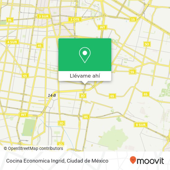 Mapa de Cocina Economica Ingrid, Eje 3 Oriente Sifón 09400 Iztapalapa, Distrito Federal