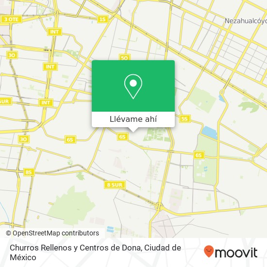 Mapa de Churros Rellenos y Centros de Dona, Hidalgo Unidad Hab Margarita Maza de Juárez 09330 Iztapalapa, Ciudad de México