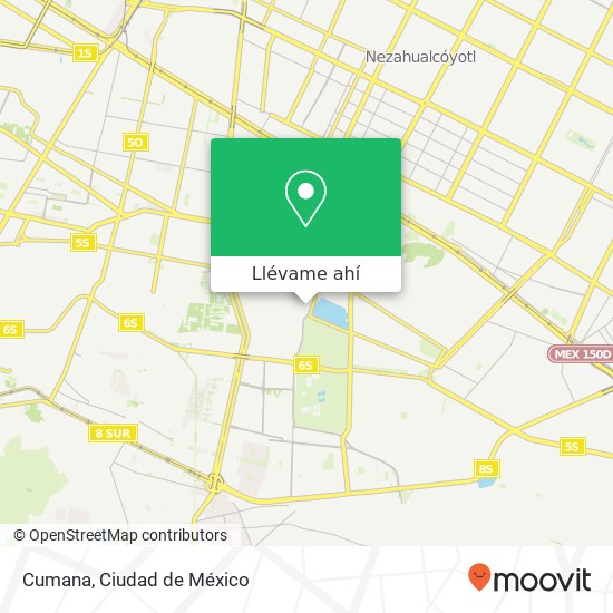 Mapa de Cumana, Calle 7 Unidad Hab Renovación 09209 Iztapalapa, Ciudad de México