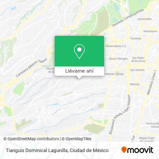 Mapa de Tianguis Dominical Lagunilla