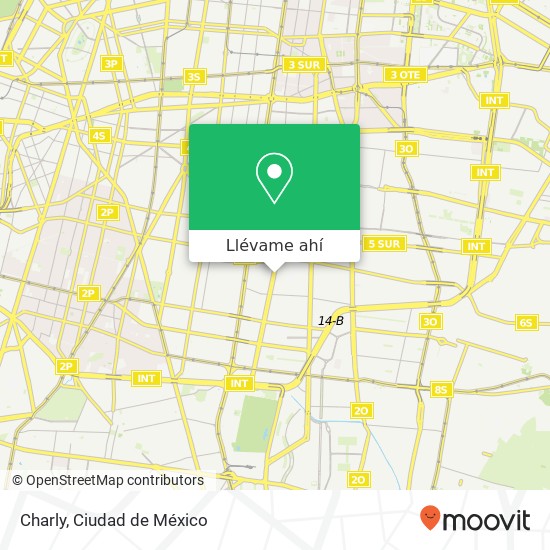Mapa de Charly, Avenida Presidente Plutarco Elías Calles Zacahuitzco 09440 Iztapalapa, Distrito Federal