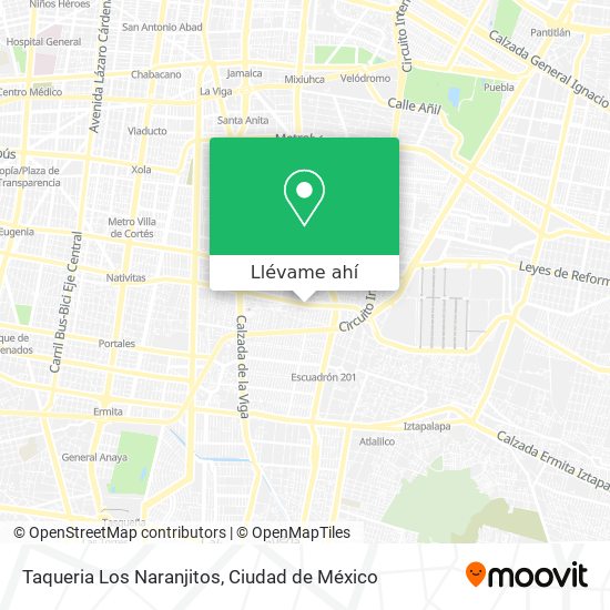 Mapa de Taqueria Los Naranjitos