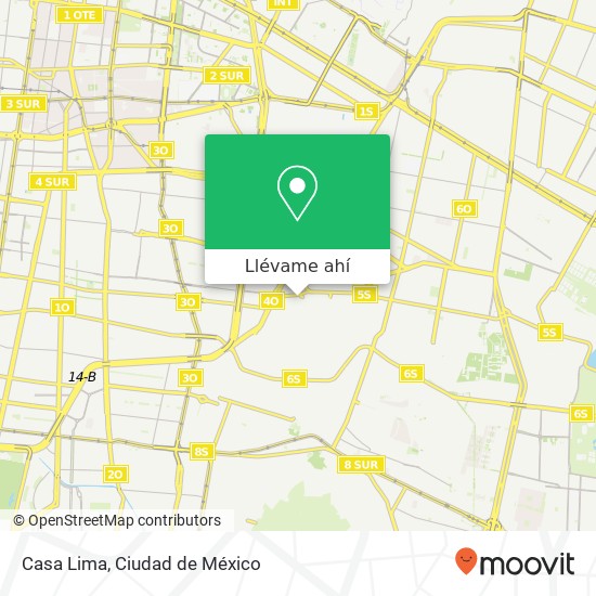 Mapa de Casa Lima, Central de Abastos 09040 Iztapalapa, Distrito Federal