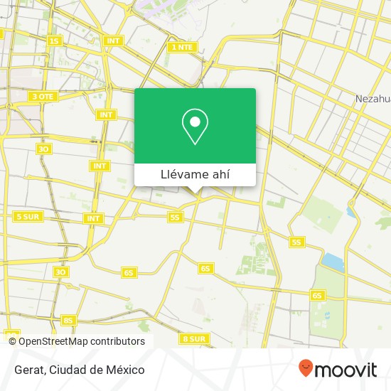 Mapa de Gerat, San Rafael Atlixco Doctor Alfonso Ortiz Tirado 09020 Iztapalapa, Distrito Federal