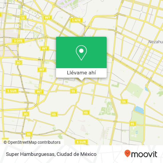 Mapa de Super Hamburguesas, San Rafael Atlixco Doctor Alfonso Ortiz Tirado 09020 Iztapalapa, Ciudad de México