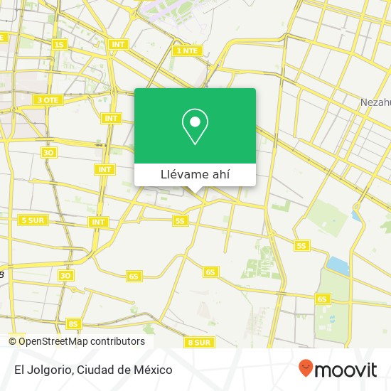 Mapa de El Jolgorio, Avenida Plaza Mayor 594 Doctor Alfonso Ortiz Tirado 09020 Iztapalapa, Ciudad de México