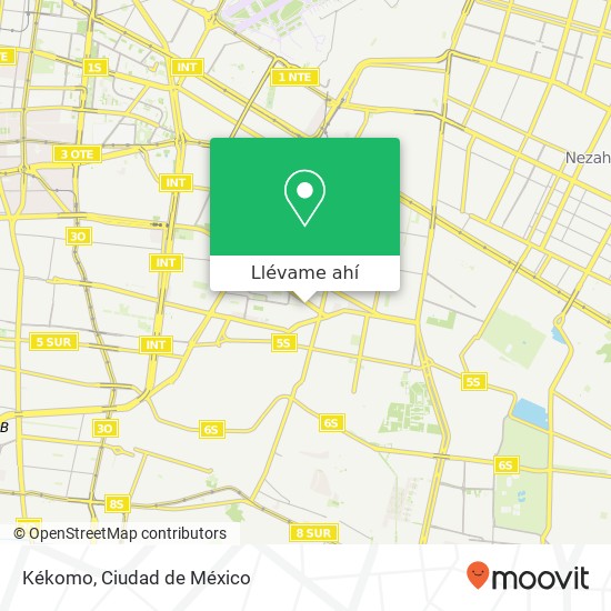 Mapa de Kékomo, Circuito Plaza del Carmen 32 Central de Abastos 09040 Iztapalapa, Ciudad de México