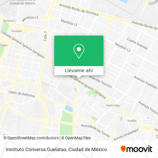 Mapa de Instituto Conversa Guelatao