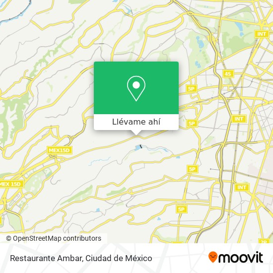 Mapa de Restaurante Ambar