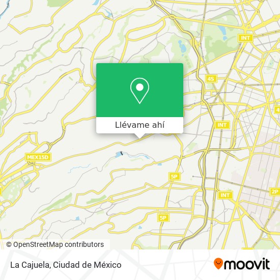 Mapa de La Cajuela
