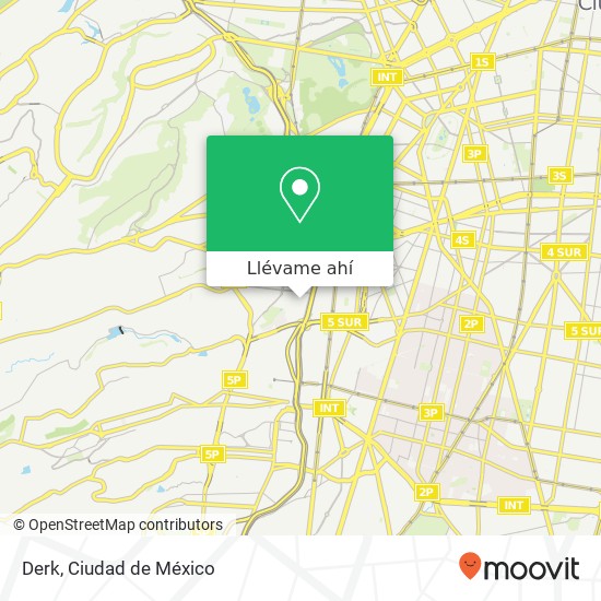 Mapa de Derk, Calle 16 San Pedro de los Pinos 01180 Álvaro Obregón, Ciudad de México
