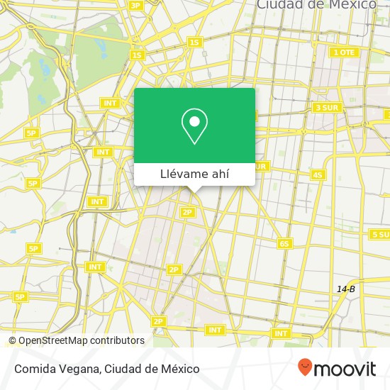 Mapa de Comida Vegana, Avenida División del Norte del Valle Norte 03103 Benito Juárez, Ciudad de México