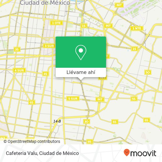Mapa de Cafeteria Valu, Francisco del Paso y Troncoso Los Picos de Iztacalco 1ra Secc 08770 Iztacalco, Distrito Federal