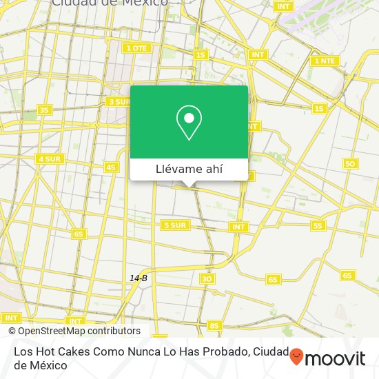 Mapa de Los Hot Cakes Como Nunca Lo Has Probado, Avenida Canal de Tezontle Unidad Hab Benito Juárez 08930 Iztacalco, Distrito Federal