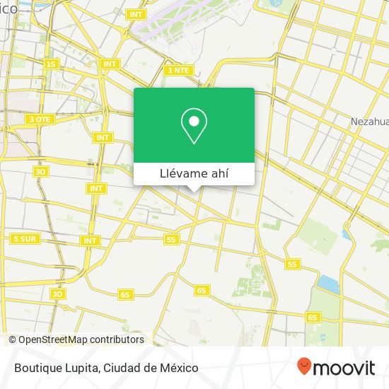 Mapa de Boutique Lupita, Oriente 239A Agrícola Oriental 08500 Iztacalco, Distrito Federal