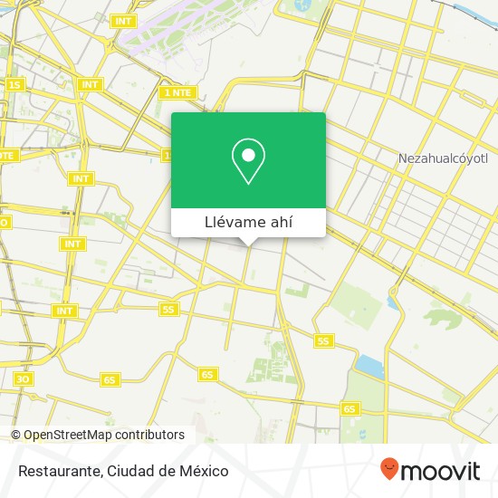 Mapa de Restaurante, Oriente 253 Agrícola Oriental 08500 Iztacalco, Distrito Federal