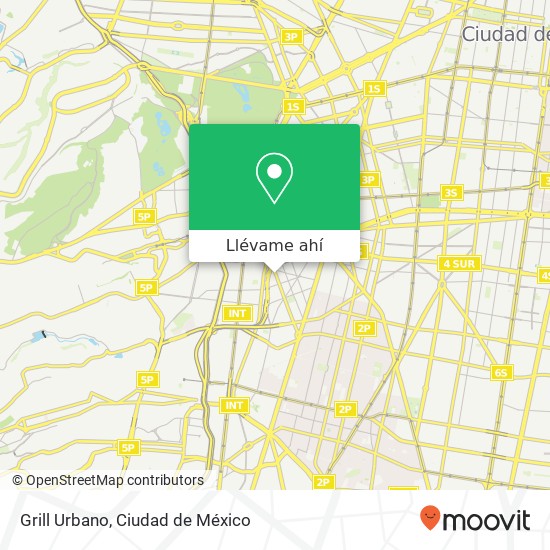 Mapa de Grill Urbano, Pennsylvania 37 Nápoles 03810 Benito Juárez, Ciudad de México