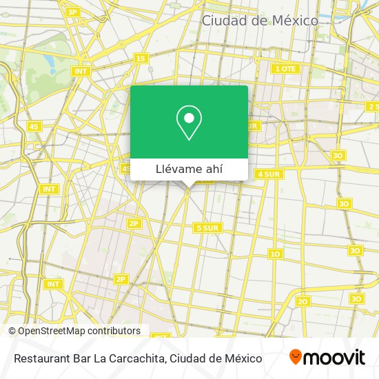 Mapa de Restaurant Bar La Carcachita