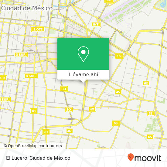 Mapa de El Lucero