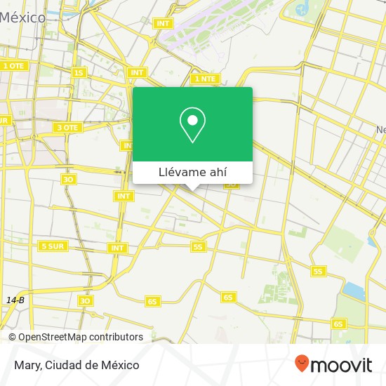 Mapa de Mary, Eje 3 Sur Agrícola Oriental 08500 Iztacalco, Ciudad de México
