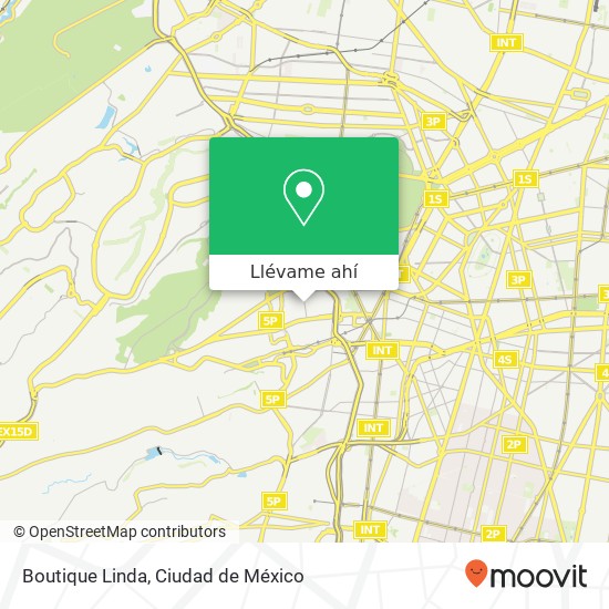 Mapa de Boutique Linda, Calle Ex-Arzobispado Daniel Garza 11830 Miguel Hidalgo, Distrito Federal