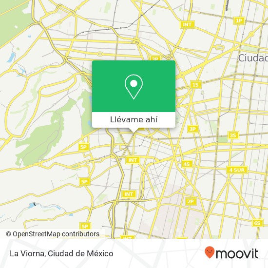 Mapa de La Viorna, Avenida Jalisco Tacubaya 11870 Miguel Hidalgo, Distrito Federal