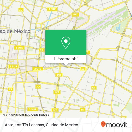 Mapa de Antojitos Tío Lanchas, Calle 37 204 Ignacio Zaragoza 15000 Venustiano Carranza, Ciudad de México