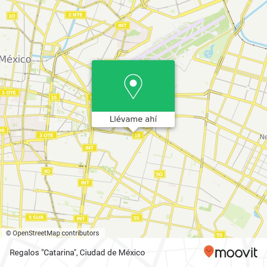 Mapa de Regalos "Catarina", Calle 73 80 Puebla 15020 Venustiano Carranza, Ciudad de México