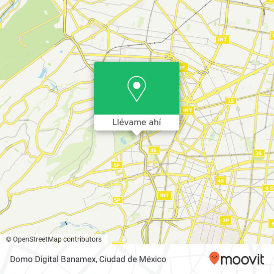 Mapa de Domo Digital Banamex