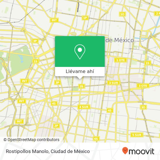 Mapa de Rostipollos Manolo, Doctor Jiménez Doctores 06720 Cuauhtémoc, Distrito Federal