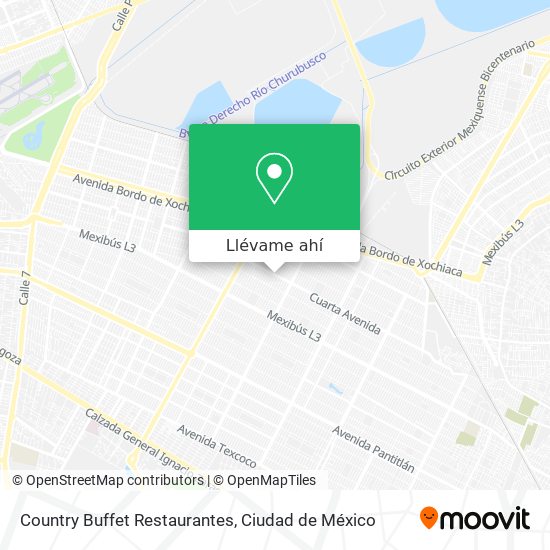 Mapa de Country Buffet Restaurantes