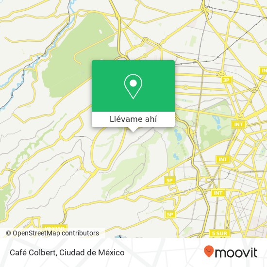 Mapa de Café Colbert, Cerrada Monte Líbano Lomas de Chapultepec 11000 Miguel Hidalgo, Distrito Federal