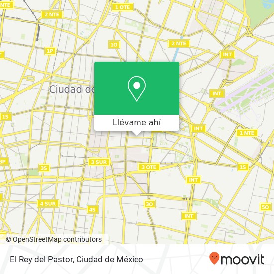 Mapa de El Rey del Pastor, Calle 1917 45 del Parque 15960 Venustiano Carranza, Ciudad de México