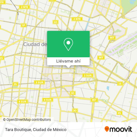 Mapa de Tara Boutique