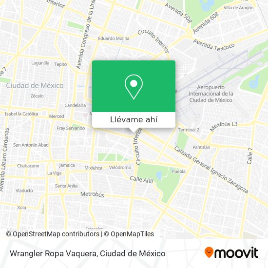 Cómo llegar a Wrangler Ropa Vaquera en Cuauhtémoc en Autobús o Metro?