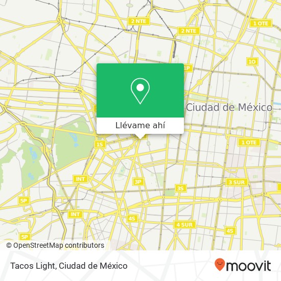 Mapa de Tacos Light, Puebla Roma Norte 06700 Cuauhtémoc, Ciudad de México