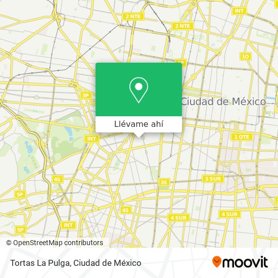 Mapa de Tortas La Pulga