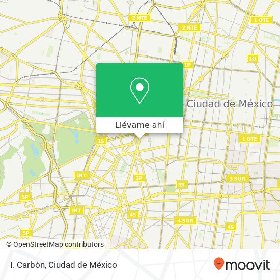 Mapa de I. Carbón, Avenida Insurgentes Sur Roma Norte 06700 Cuauhtémoc, Ciudad de México