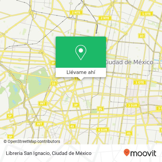 Mapa de Libreria San Ignacio