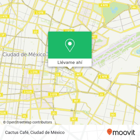 Mapa de Cactus Café, Calzada Ignacio Zaragoza 247 Jardín Balbuena 15900 Venustiano Carranza, Distrito Federal