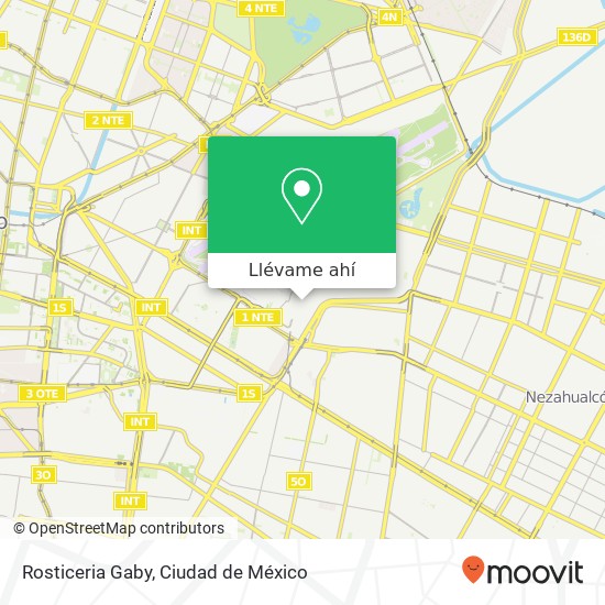 Mapa de Rosticeria Gaby, Jaime Torres Bodet Adolfo López Mateos 15670 Venustiano Carranza, Distrito Federal