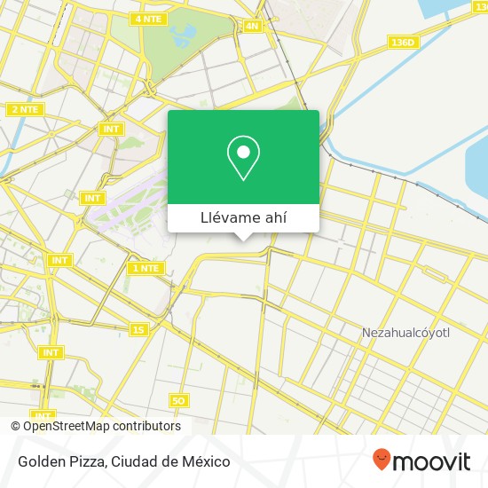 Mapa de Golden Pizza, Avenida Circunvalación Cuchilla Pantitlán 15610 Venustiano Carranza, Distrito Federal