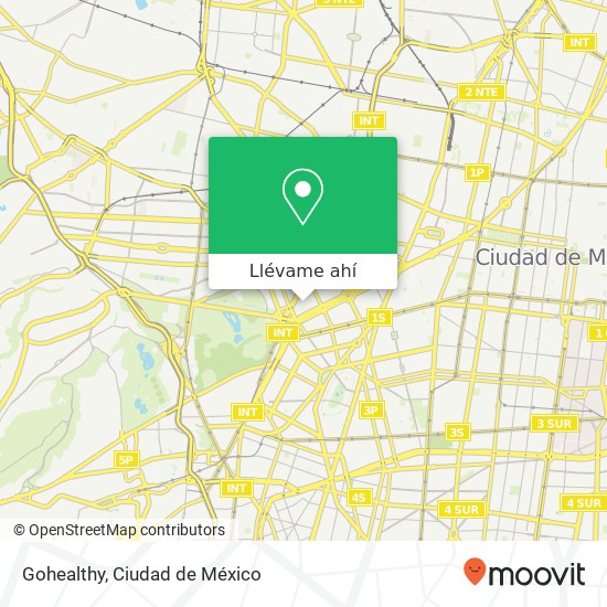 Mapa de Gohealthy, Río Lerma Colonia Cuauhtémoc 06500 Cuauhtémoc, Distrito Federal