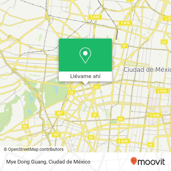 Mapa de Mye Dong Guang, Oxford 39 Juárez 06600 Cuauhtémoc, Distrito Federal