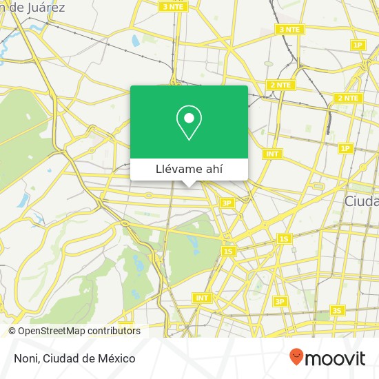 Mapa de Noni, Calle Isaac Newton Chapultepec Morales 11580 Miguel Hidalgo, Distrito Federal