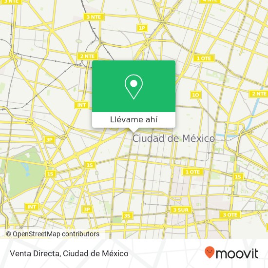 Mapa de Venta Directa, Avenida Balderas Centro 06010 Cuauhtémoc, Distrito Federal