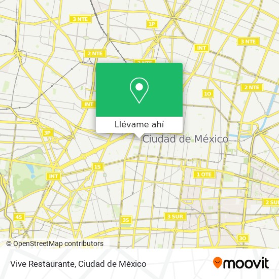 Mapa de Vive Restaurante