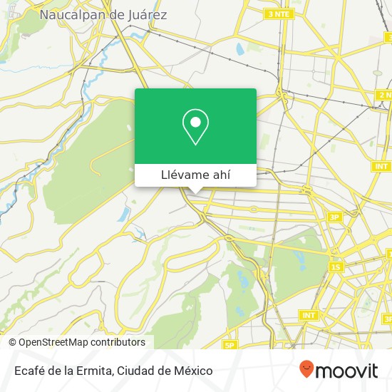Mapa de Ecafé de la Ermita, Avenida Homero Los Morales 11510 Miguel Hidalgo, Ciudad de México