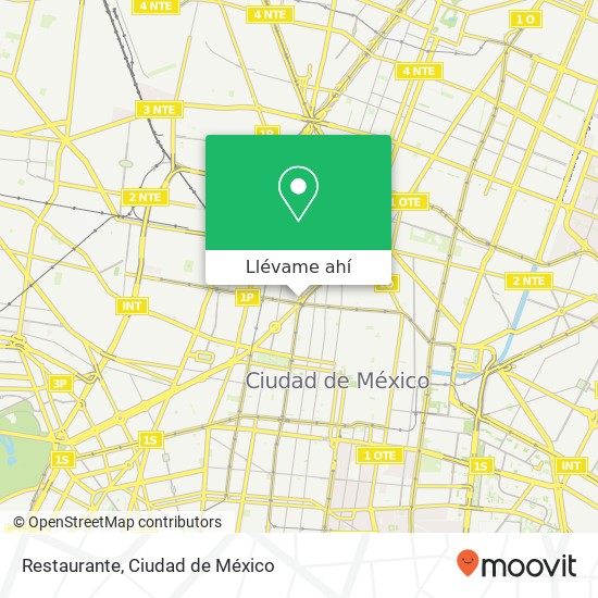 Mapa de Restaurante, Calle Degollado Guerrero 06300 Cuauhtémoc, Distrito Federal